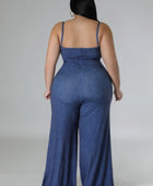 Wide Leg Stretch Jumpsuit