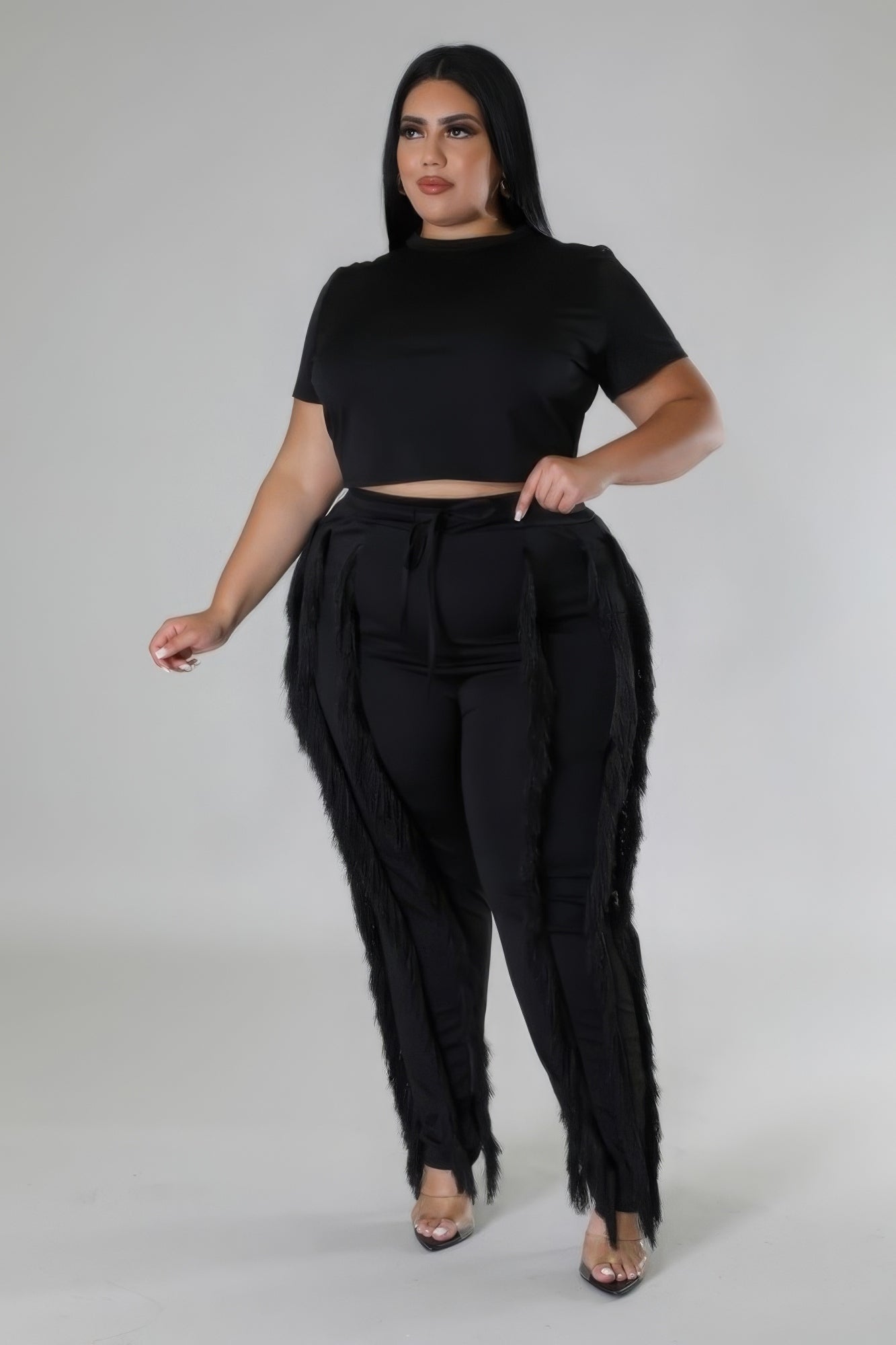 Crop Top Two-piece Set - Body By J'ne