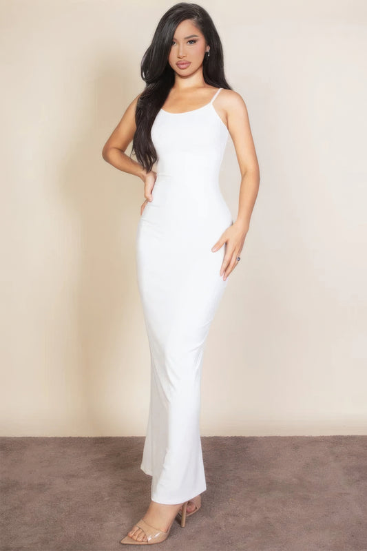 Ribbed Mermaid Hem Camisole Maxi Dress - Body By J'ne