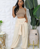 High-waisted Stretch Pants