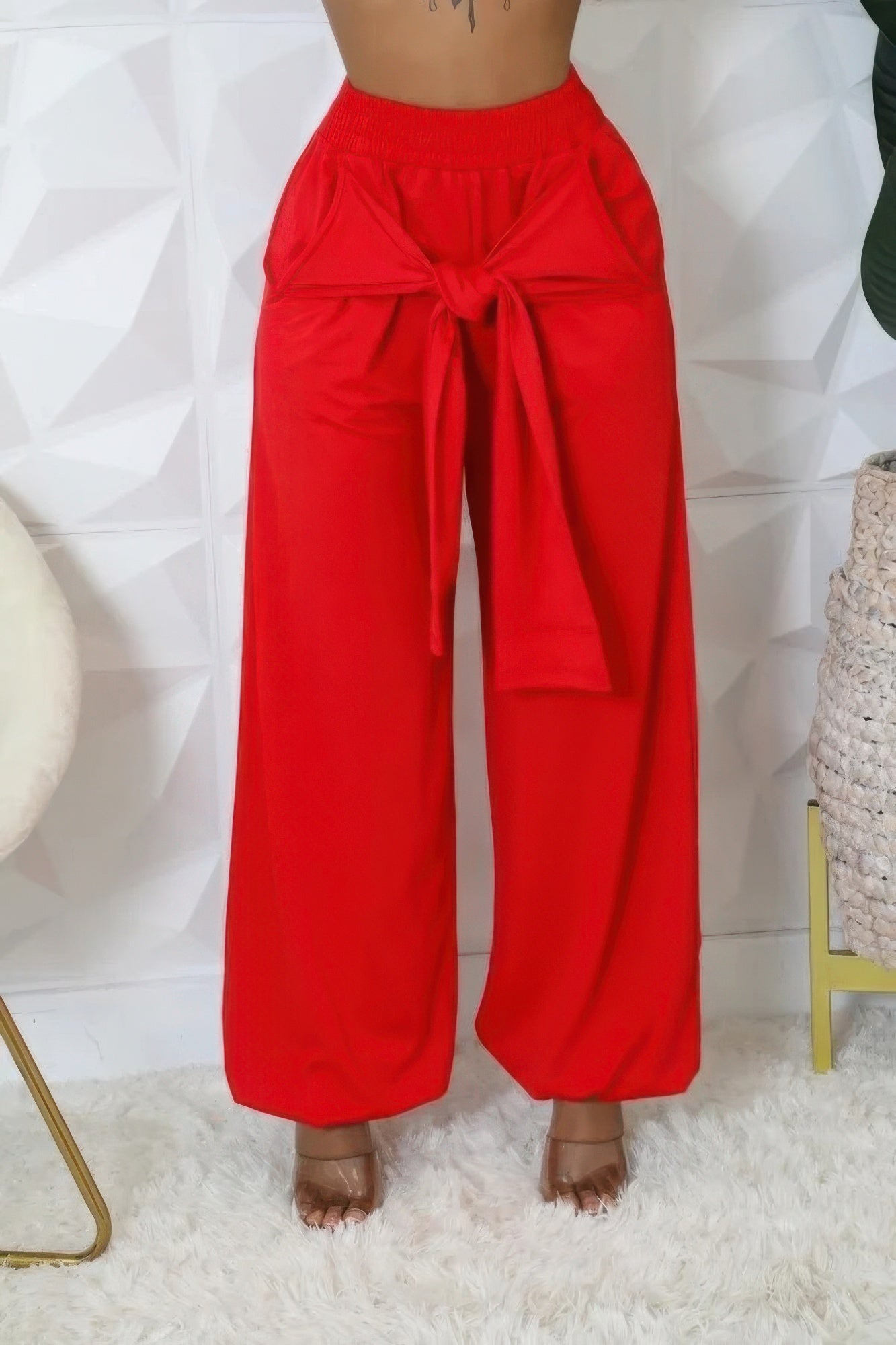 High-waisted Stretch Pants - Body By J'ne