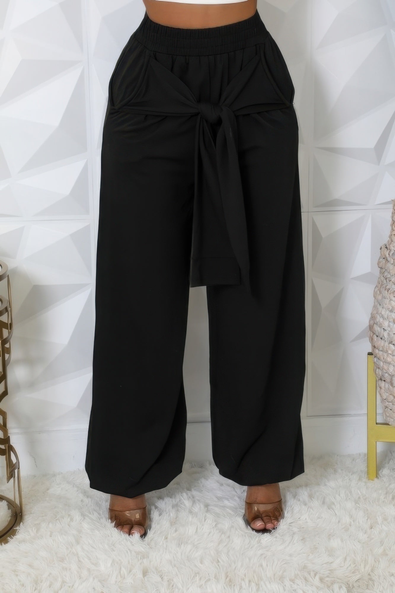 High-waisted Stretch Pants - Body By J'ne