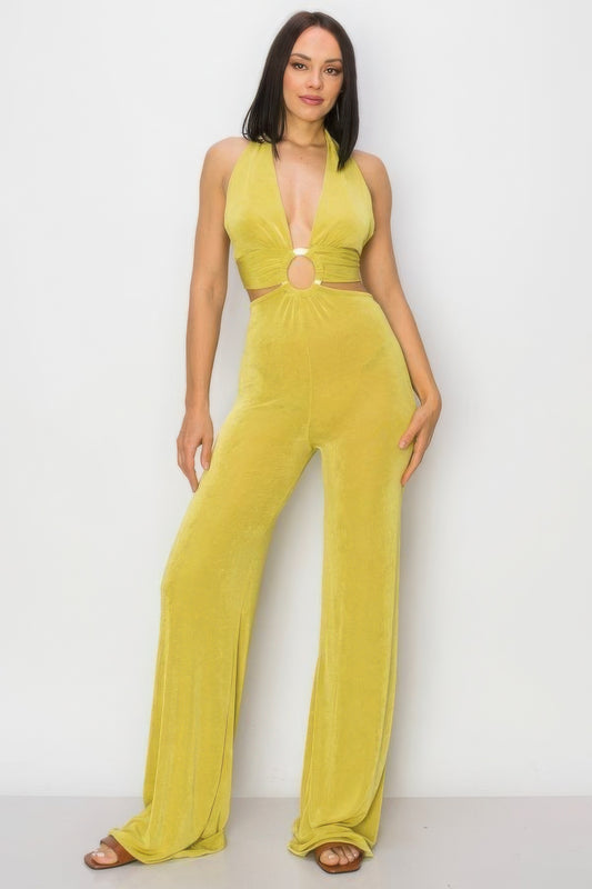 Olid Slinky Wide Legs Jumpsuit - Body By J'ne