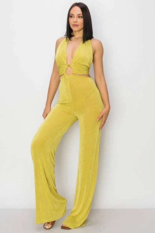 Olid Slinky Wide Legs Jumpsuit - Body By J'ne