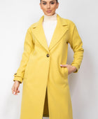 Collar pocketed coat