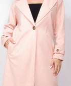 Collar pocketed coat