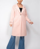 Collar pocketed coat