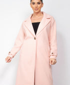 Collar pocketed coat