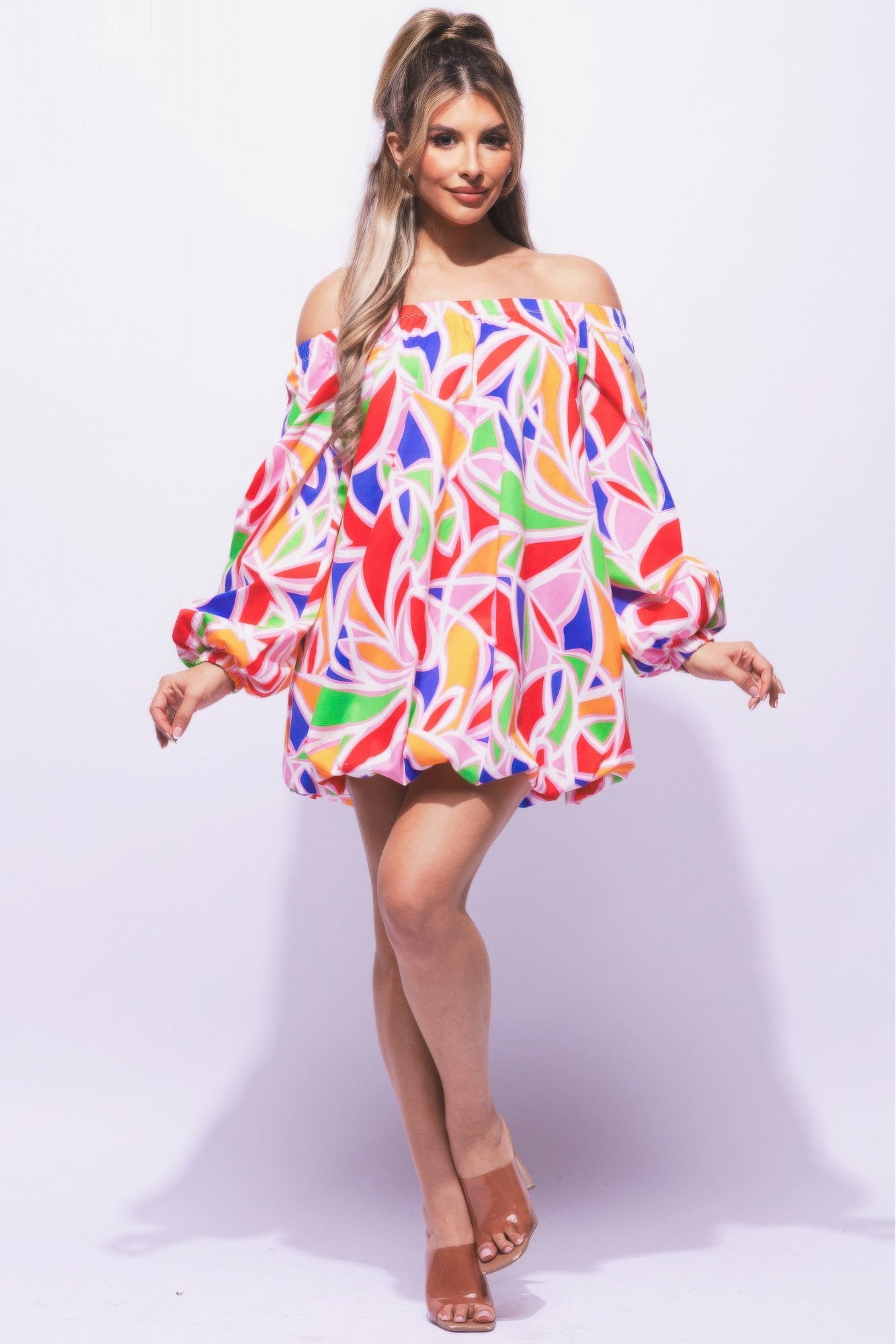 Off Shoulder Bubble Dress - Body By J'ne