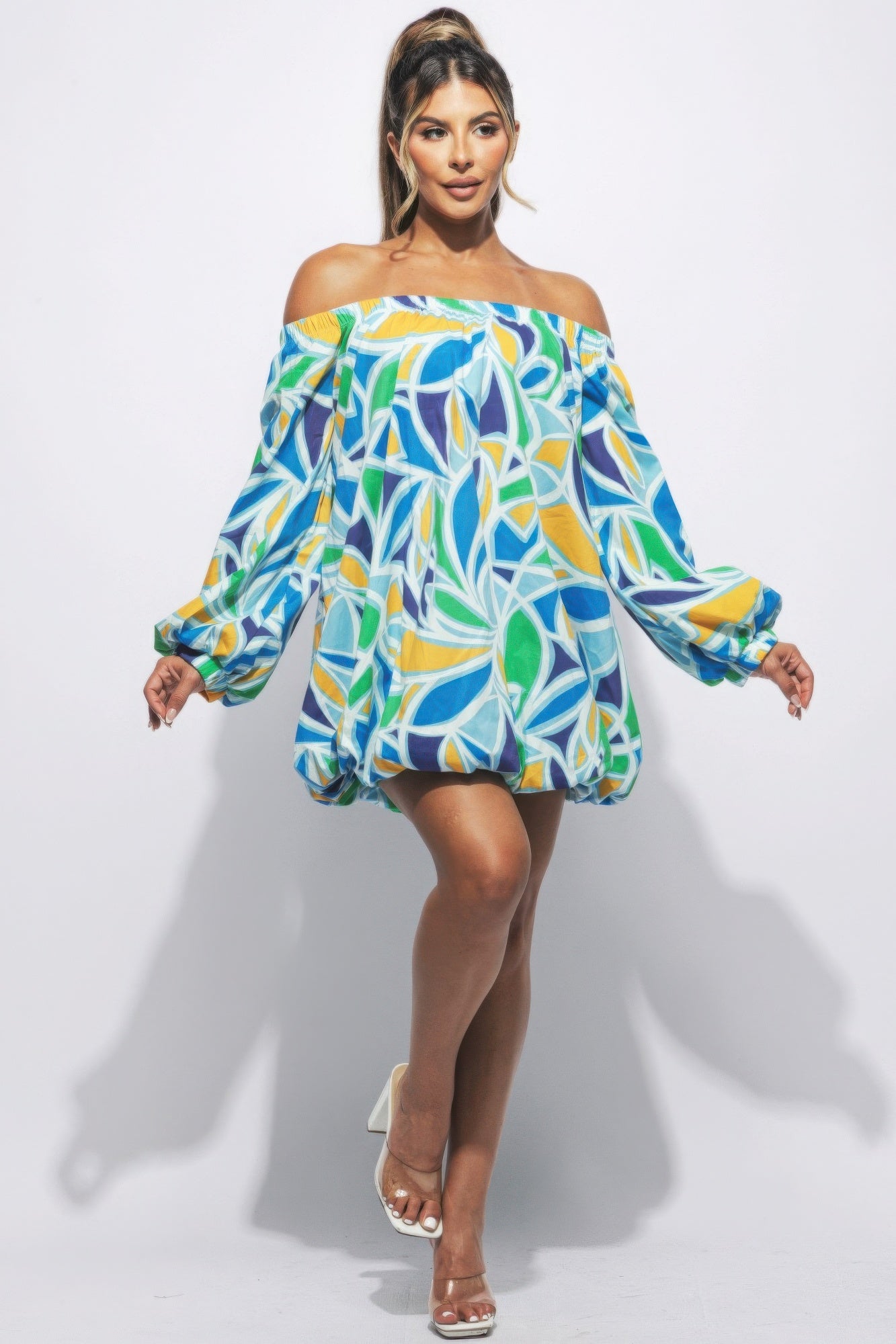 Off Shoulder Bubble Dress - Body By J'ne