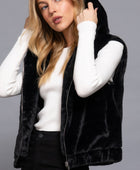 Hoodie Faux Fur Vest - Body By J'ne