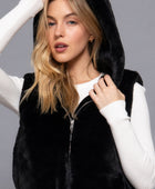 Hoodie Faux Fur Vest - Body By J'ne