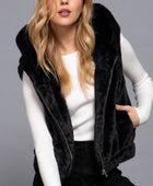 Hoodie Faux Fur Vest - Body By J'ne