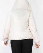 Insulated Zip-up Faux Fur Hooded Jacket