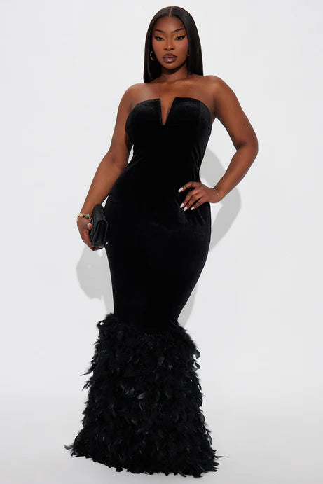 Celeste Velvet Maxi Dress