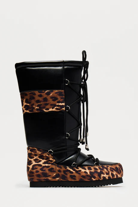 Leopard Snow Boots