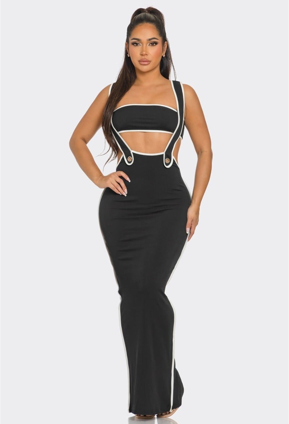 TUBE TOP AND SUSPENDER SET - Body By J'ne