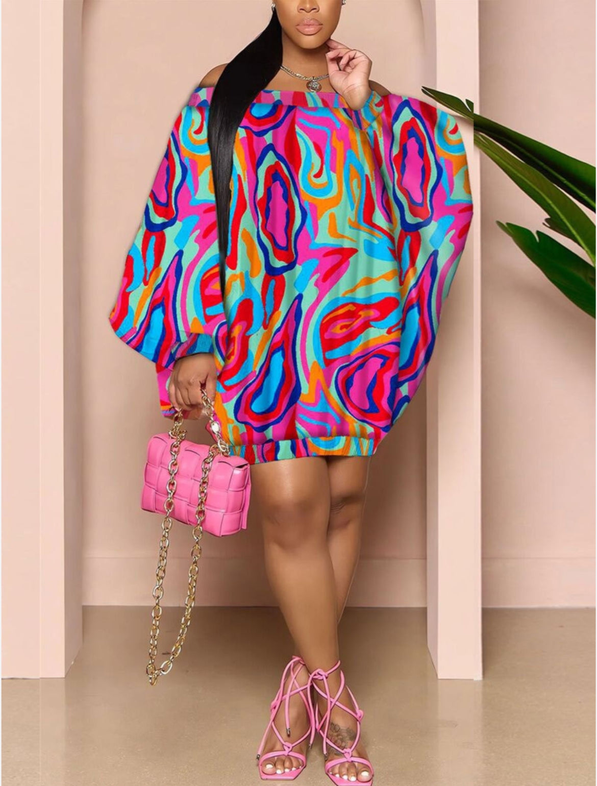 Summer Batwing Bubble Dress - Body By J'ne