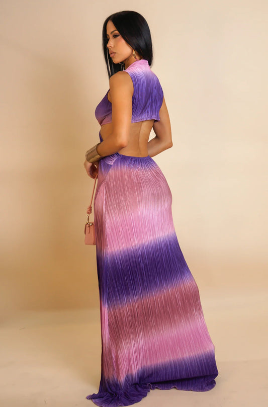 PLUM ROSE MAXI DRESS - Body By J'ne