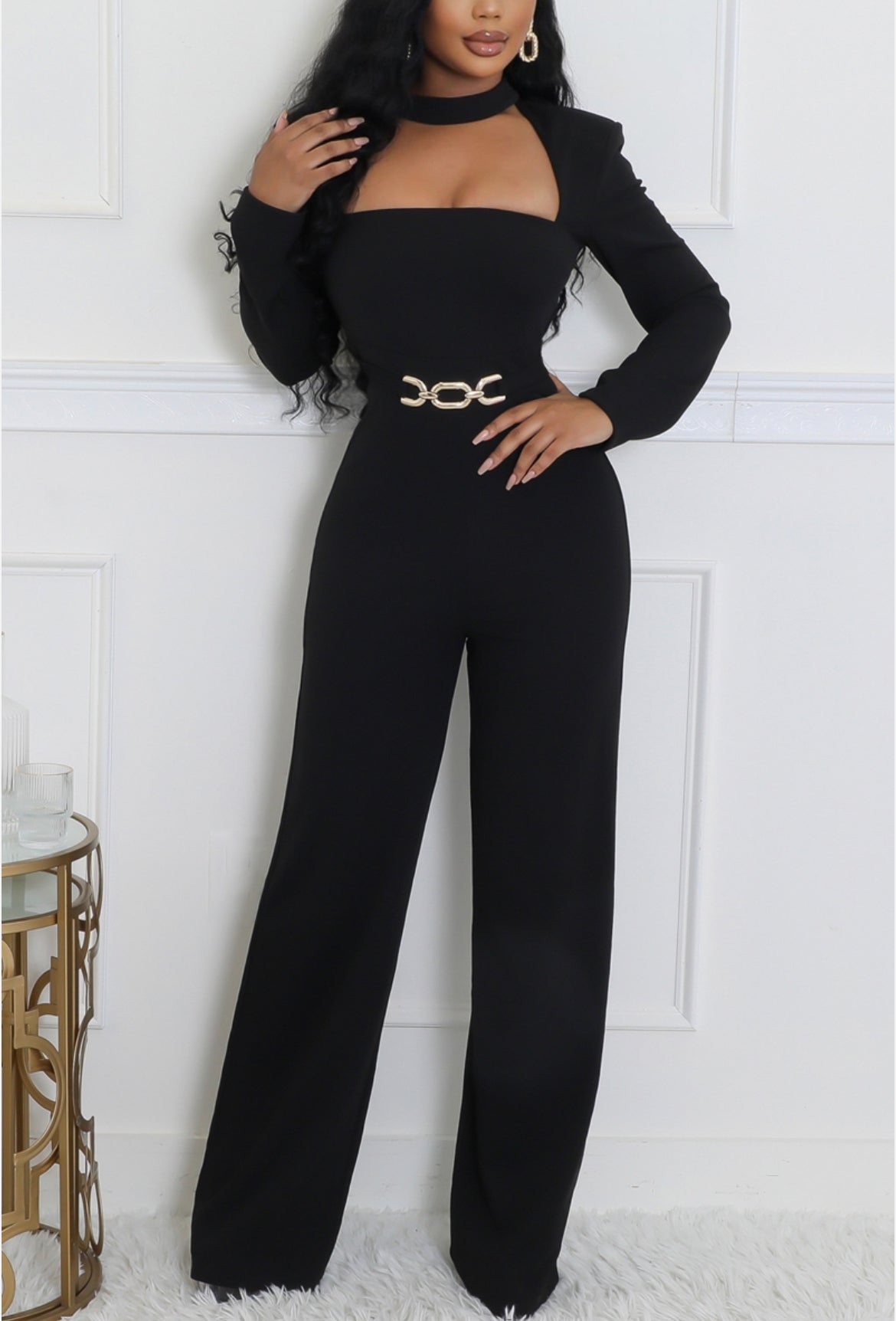 Heather Cutout Jumpsuit - Body By J'ne