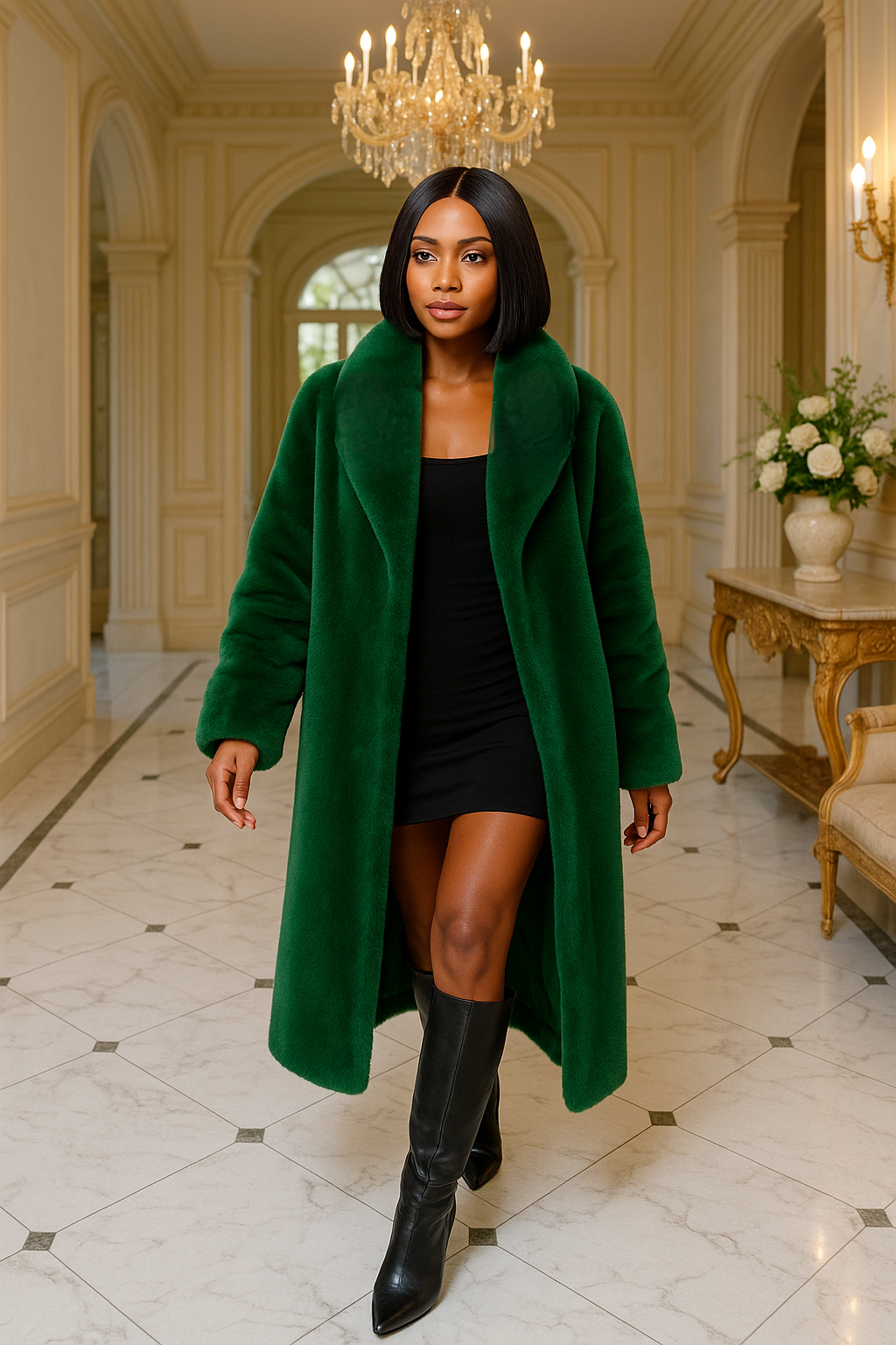 Big Energy Faux Fur Coat