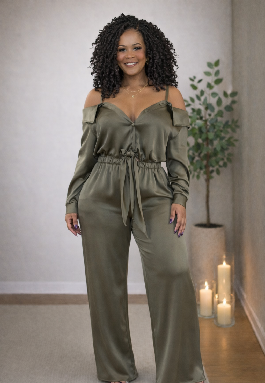 Olive Branch Jumpsuit - Body By J'ne