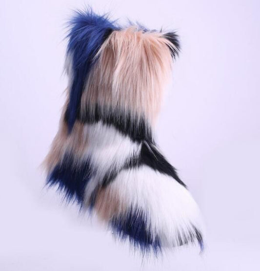 Warm and Furry Faux Snow Boots - Body By J'ne