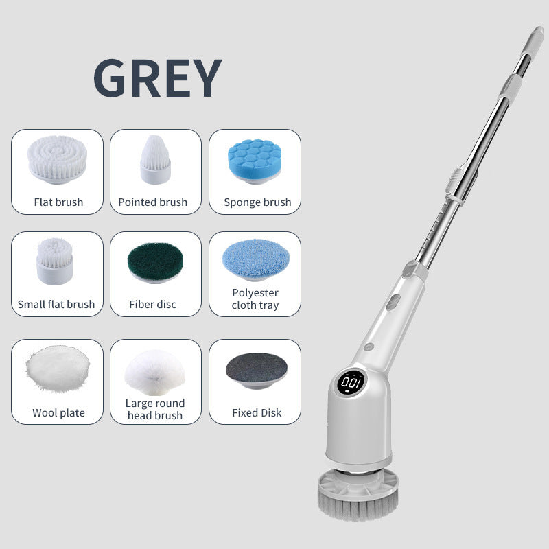 Electric Spin Scrubber. Handheld, Wireless, LCD Digital Display - Body By J'ne