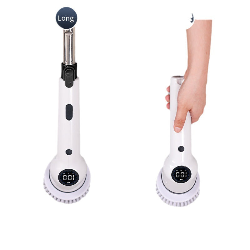 Electric Spin Scrubber. Handheld, Wireless, LCD Digital Display - Body By J'ne