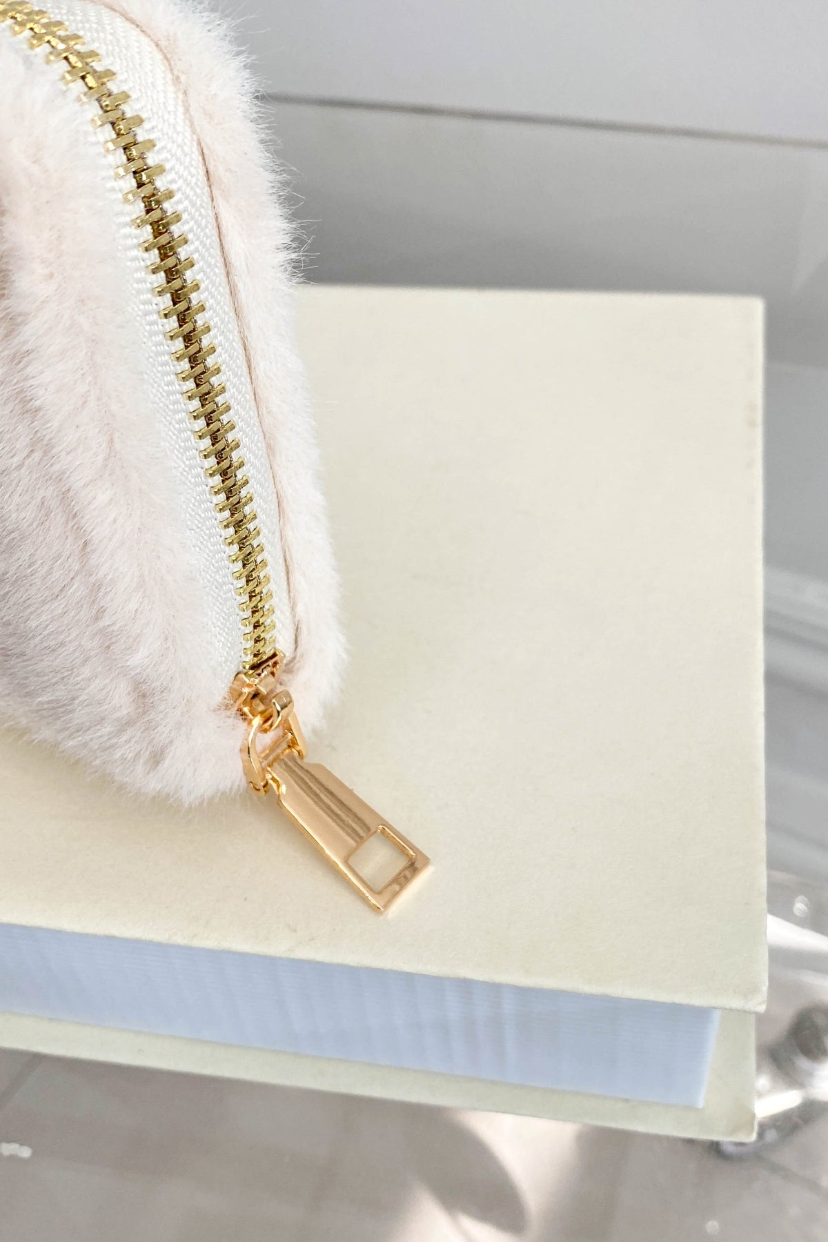 Solid Color Fluff Rectangle Wallet - Body By J'ne