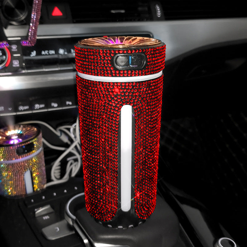 Luxury Diamond Car Humidifier, LED Light Car Diffuser - Body By J'ne