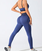 Scoop Neck Cami and High Waist Leggings Active Set