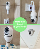 WiFi CAMERA 1080P Bulb 4X Zoom Camera E27 Home 5GWiFi Alarm Monitor - Body By J'ne