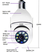 WiFi CAMERA 1080P Bulb 4X Zoom Camera E27 Home 5GWiFi Alarm Monitor - Body By J'ne