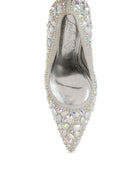 Iceout Diamante & Rhinestone Embellishments Pumps