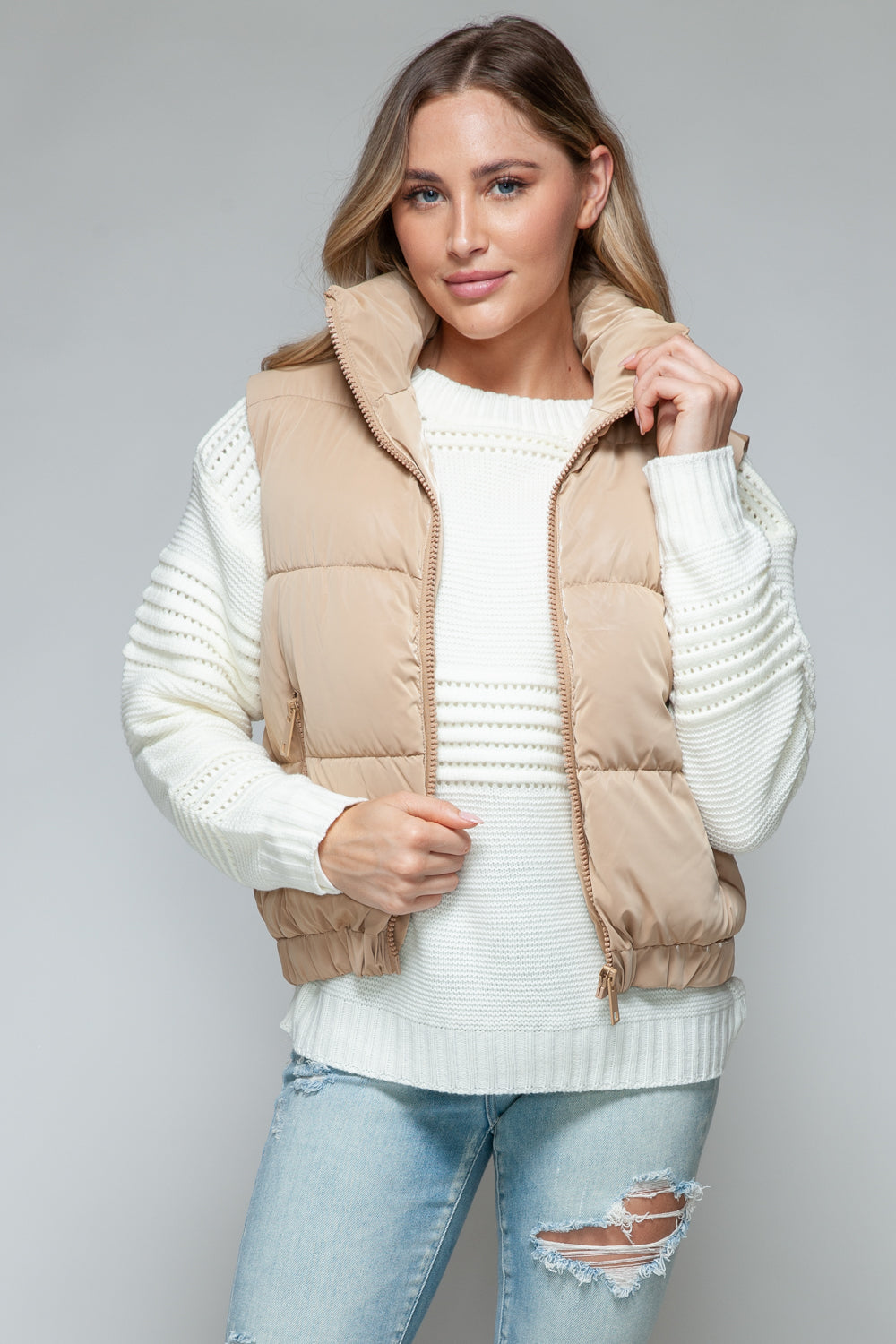 Snobbish Fine Fur Lining Quilted Vest - Body By J'ne