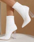 Equinox Crystal Heel Boots - Body By J'ne