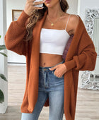 Open Front Long Sleeve Cardigan