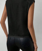 Pearl Detail Round Neck Tank - Body By J'ne