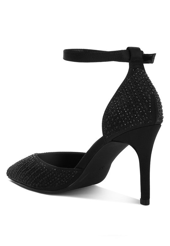 Wanda Pearls & Sequins Embellished Sandals - Body By J'ne