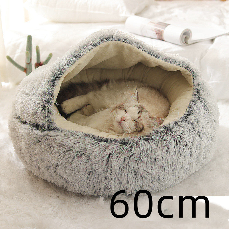 2 In 1 Dog And Cat Plush Bed - Body By J'ne