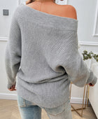 Devine Pearl Detail Long Sleeve Sweater