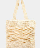 Fame Straw-Paper Crochet Tote Bag - Body By J'ne