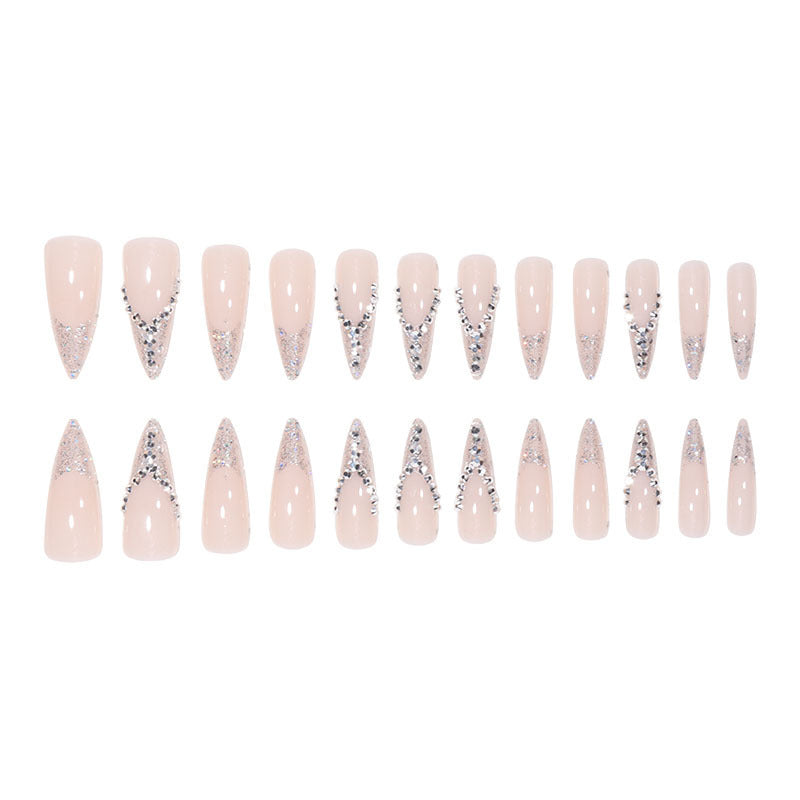 French Diamond Fragments Nails - Body By J'ne