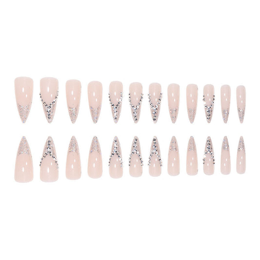 French Diamond Fragments Nails - Body By J'ne