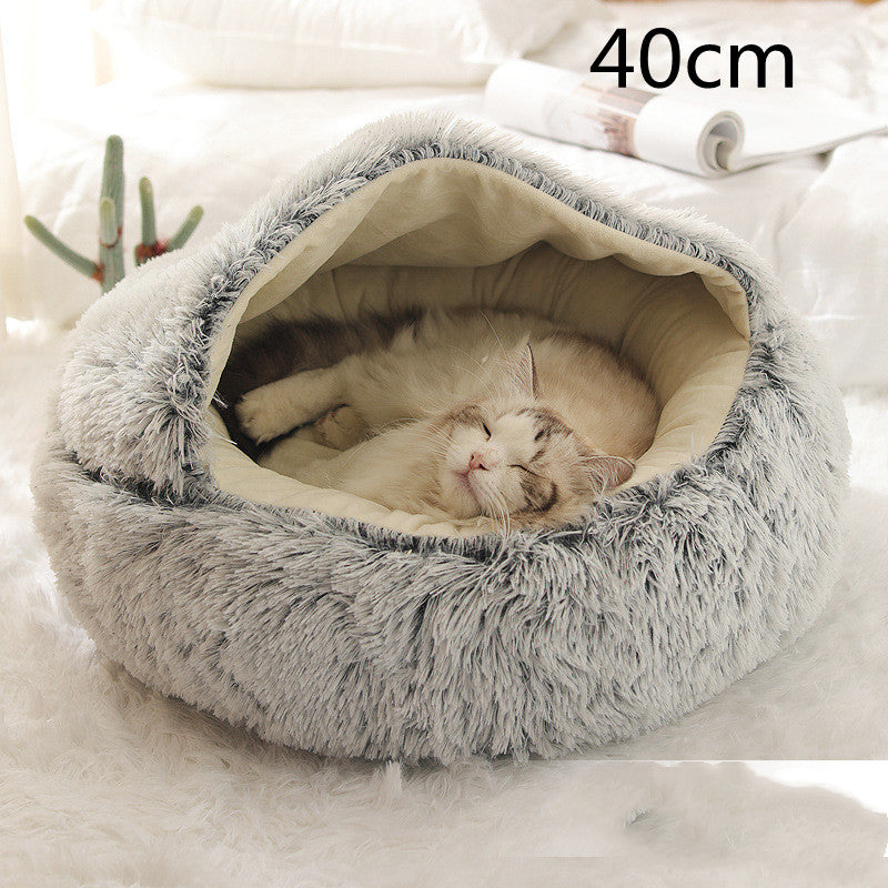 2 In 1 Dog And Cat Plush Bed - Body By J'ne