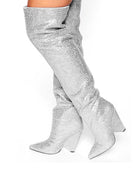 Razzle Dazzle Tapered Heel Wedge Boots - Body By J'ne