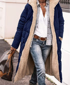 Plus Size Zip Up Sherpa Hooded Coat