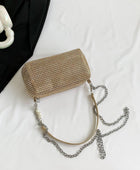 Openwork Crossbody Bag with Removable Strap