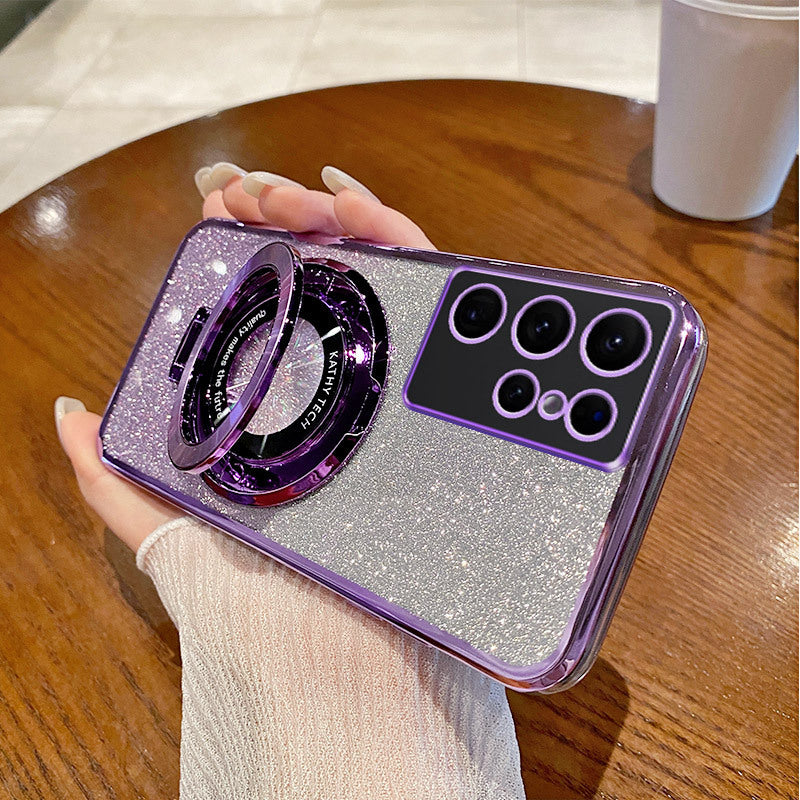 Electroplating Phone Case Magnetic Bracket A16 Gradient - Body By J'ne